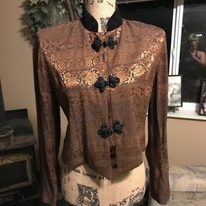 Beautiful “tooled leather looking” jacket